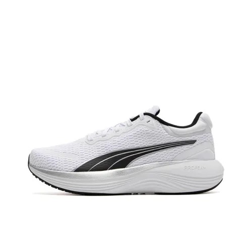 PUMA Scend Pro Collection Амортизаторы Дышащая Резистентная Низкая Верхняя Повседневная Беговая Обувь Унисекс Белый Черный