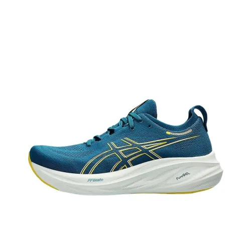 Asics Gel Nimbus 26 Low Топ Повседневные Беговые Кроссовки Мужские Синие