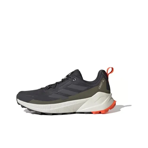 adidas Terrex TRAILMAKER 2,0 Gore Te Амортизация Износостойкий Низкий Топ На открытом воздухе Функциональный Мужской Серый Зеленый