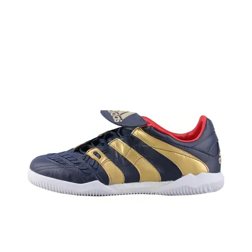 Adidas Predator Accelerator IC IN Устойчивые к истиранию Дышащие Футбольные бутсы Мужские Темно-синие