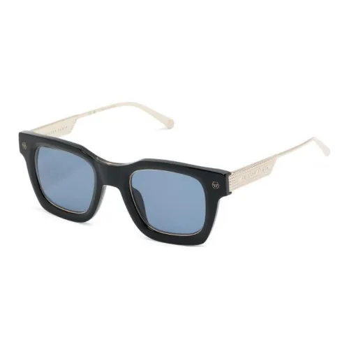 PHILIPP PLEIN Квадратные солнцезащитные очки Мужские Черные