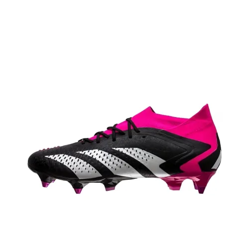 Adidas Predator Accuracy.1 IC IN Амортизаторы Slip-resistant Футбольные бутсы Мужские Черный Фиолетовый Белый