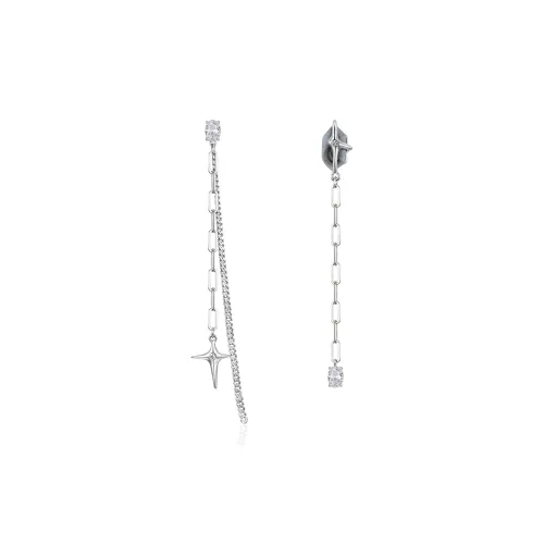 TEEX Серьги Серебряные Унисекс