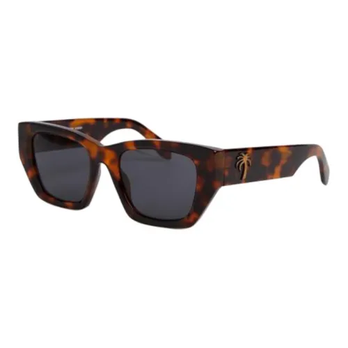 PALM ANGELS Ацетат Нерегулярная форма Солнцезащитные очки Унисекс Черепаховый
