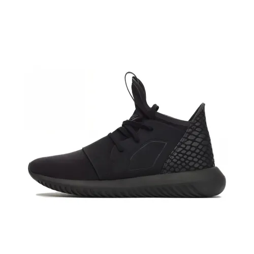 Adidas Originals Tubular Defiant Амортизация Износостойкий MID Топ Кэжуал Унисекс Черный