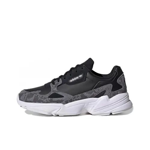 Adidas Originals Falcon Non Slip Легкий Низкий Топ Casual Женский Черный Серый
