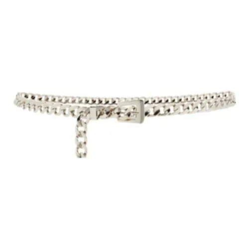 Alessandra Rich Цепь Дизайн Цепи для талии Женское Серебро