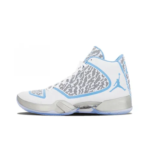 Jordan Air Джордан 29 PANTONE Solo Non Slip Легкий Высокий Топ Баскетбольные Кроссовки для Игры Мужской Белый Синий Черный