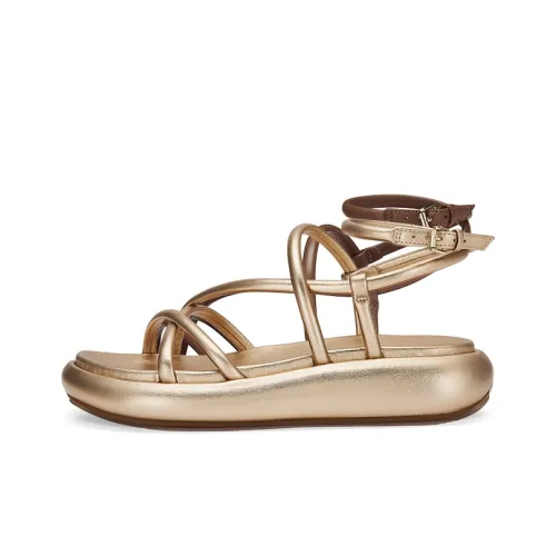 Пепельные пляжные сандалии Golden женские