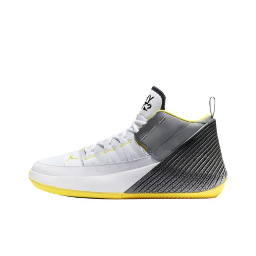 Jordan Why Not Zer0,1 Russell Westbrook MID Топ Баскетбольные кроссовки Мужской Белый Серый