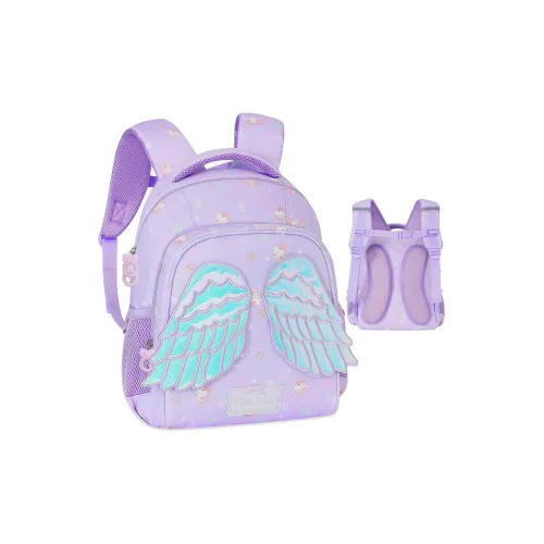Sanrio Polyester Backpack Regular Unisex Pink Purple Санрио Полиэстер Рюкзак Стандартный Унисекс Розовый Фиолетовый
