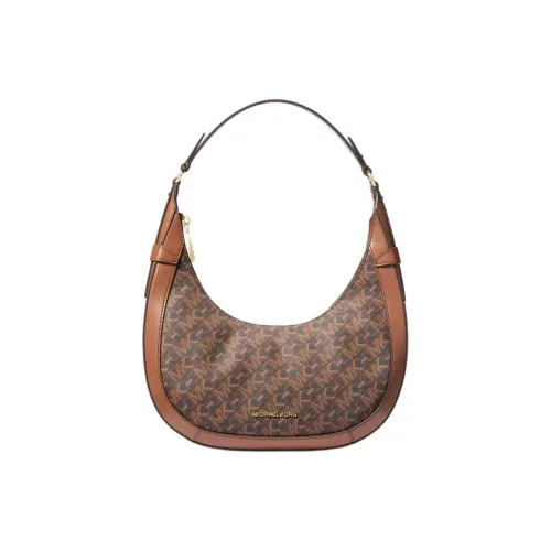 MICHAEL KORS Artificial Leather One Shoulder Bag Small Women's Dark Brown Gut Brown