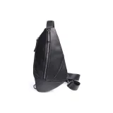 Чёрный (Полотняное переплетение, лицевая коровья кожа)