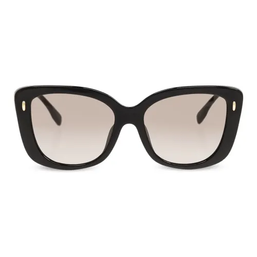 TORY BURCH Прямоугольные Солнцезащитные очки Женские Черные