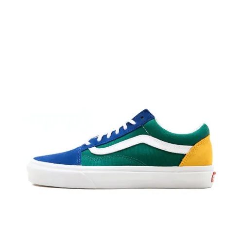 Vans Old Skool Collection YACHT CLUB Низкие Кроссовки для скейтбординга Унисекс Желтый Синий Зеленый