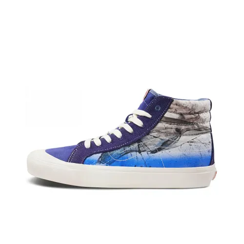 VANS OG Style 138 LX Высокие Кроссовки для скейтбординга Унисекс Синие