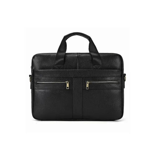 DOSRFINI Доскональный Мужской портфель из натуральной коровьей кожи