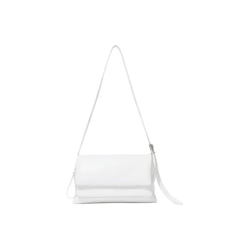 PROENZA SCHOULER Lambskin Messenger Bag Crossbody Bag Shoulder Bag Women's White