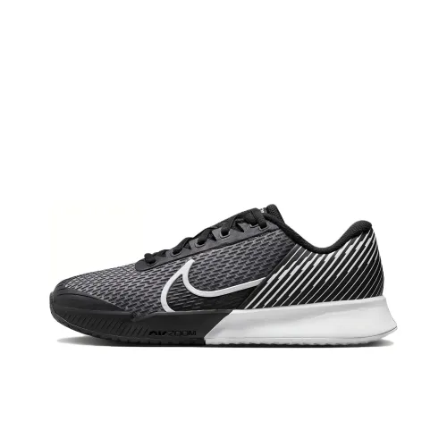 Nike Air Zoom Vapor Pro 2 Амортизация Износостойкий Низкий Топ Кроссовки для тенниса Мужской Черный Белый