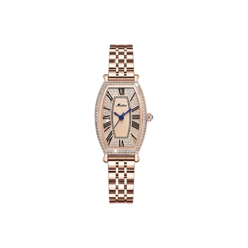 Meibin Кварцевый механизм Часы Женские Золотистый циферблат