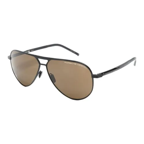 PORSCHE DESIGN Aviator Солнцезащитные очки Мужские Черные