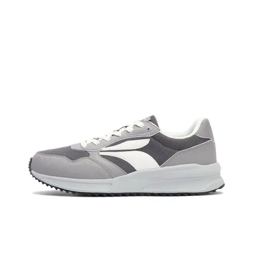 361° Износостойкий Дышащий Низкий Топ Casual Мужской Серый Белый