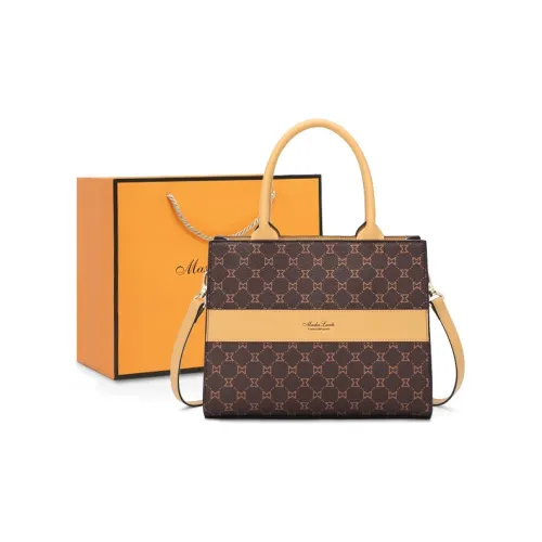 MashaLanti Сумка из ПВХ с синтетической кожей сумка через плечо сумка на плечо женская темно-коричневая и абрикосовая