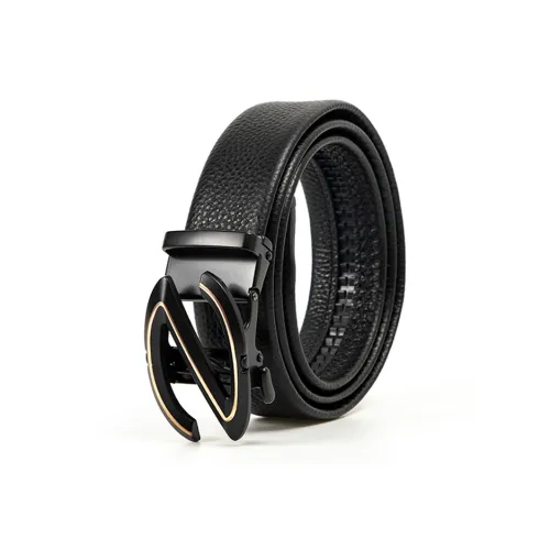 BAIJUAN Z Буква Автоматический Застежка Ремешки из крупнозернистой текстуры Коровья кожа Мужской