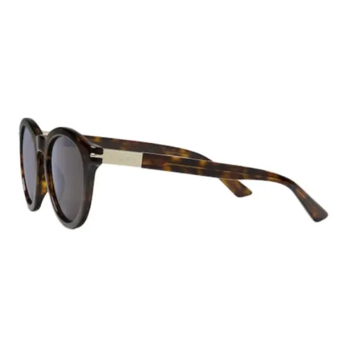 GUCCI Круглые солнцезащитные очки Мужские Коричневые