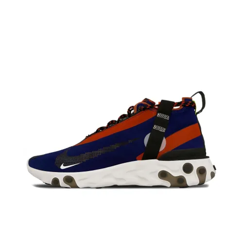 Nike ISPA React LW WR MID Аbrasion Resistant MID Топ Casual Unisex Синий Белый