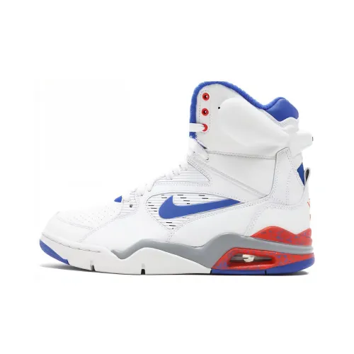 Nike Air Command FORCE Ultramarine High Топ Винтажные баскетбольные кроссовки Мужской Белый