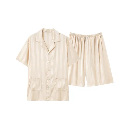 Kerener Pajama Комплект Мужской Абрикос Розовый