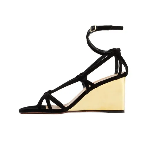 Chloe Rebecca One Sandals with Strap 7cm Women's Black Члои Rebecca One Сандалии с ремешком 7 см Женские Черные