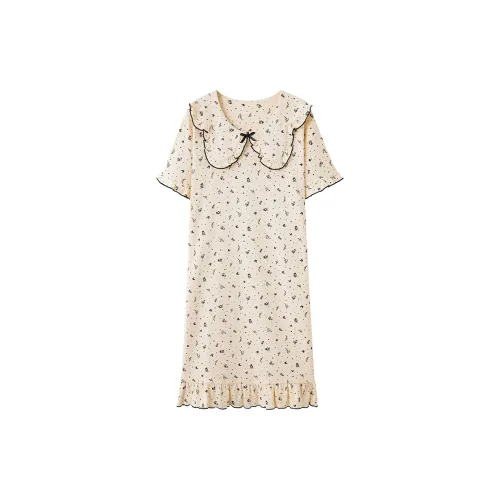 The Story Of The Flower Season Ночная сорочка Женская Абрикос