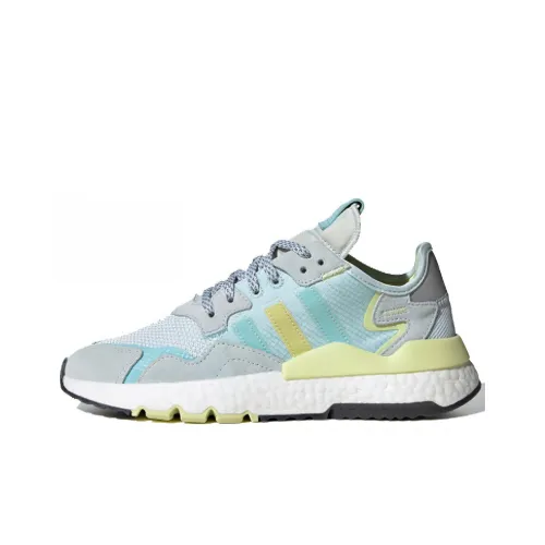 Adidas Originals Nite Jogger Амортизация Низкий Топ Повседневная Обувь Женская Серый