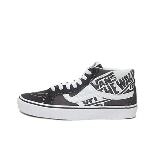VANS SK8 Reissue MID Топ Кроссовки для скейтбординга Унисекс Черный