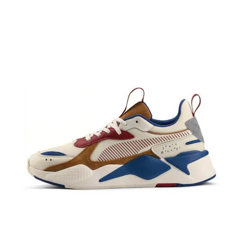 PUMA RS X Tyakasha Износостойкий Дышащий Легкий Низкий Топ Casual Унисекс Экрю
