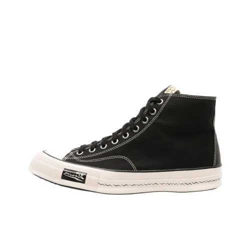 Visvim High-Top Canvas Shoes Мужские Черные