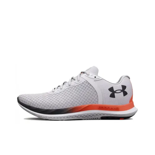 Under Armour Charged Breeze 2 Low Топ Повседневные Беговые Кроссовки Мужские Серый Оранжевый