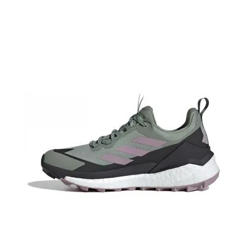 adidas Terrex FREE HIKER 2,0 Амортизация Износостойкий Низкий Топ Уличная Обувь Женская Серый