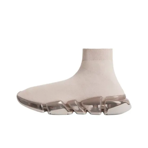 Balenciaga Speed 2,0 Повседневная обувь Женская Бежевая