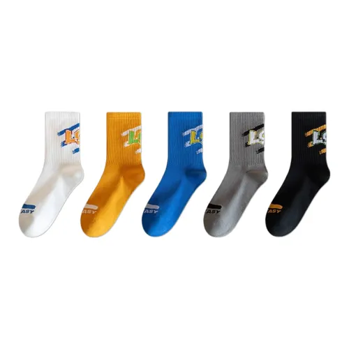 YUZHAOLIN Носки Crew Мужские 5 пар смешанные цвета