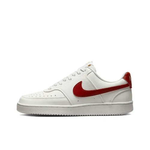 Nike Court Vision Low Скейтборд Кроссовки Низкие Топ Белый Красный Женские