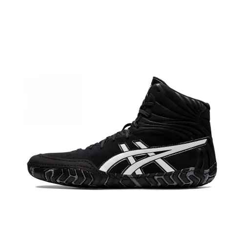 Asics Aggressor 5 Тренировочные кроссовки Мужские Черный Белый