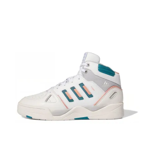 Adidas Midcity Slip Resistant Abrasion Resistant MID Топ Баскетбольные кроссовки Мужской Белый