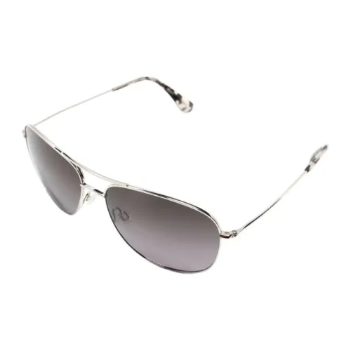 Maui Jim Aviator Солнцезащитные очки Унисекс Серебряный