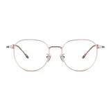 Розово-золотая рамка с розово-золотыми храмами