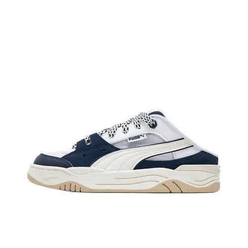 PUMA Bari Mule Casual Low Top Белый Морской Синий Унисекс