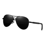 Черная оправа с поляризованными черными серыми линзами