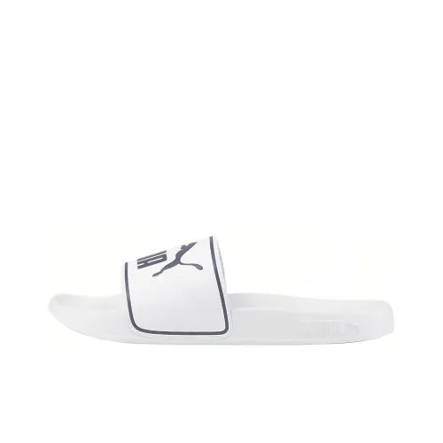 PUMA Leadcat Series Быстросохнущие Слипоны Унисекс Белый Черный